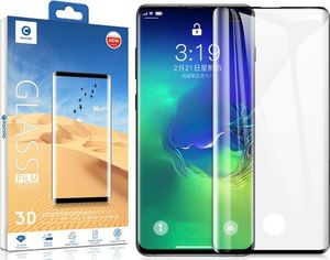 Mocolo Szkło Mocolo 3D czytnik linii do Samsung Galaxy S10 Plus czarne uniwersalny 2