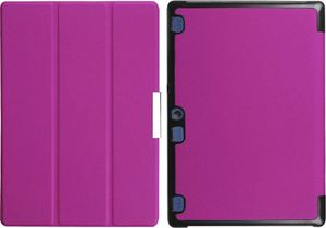 Etui na tablet 4kom.pl Różowe etui skórzane PU typu Stojak Book Cover Lenovo Tab2 A10-70 uniwersalny 2