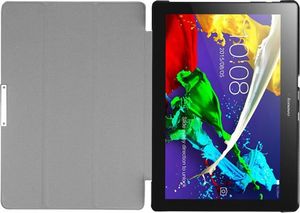 Etui na tablet 4kom.pl Różowe etui skórzane PU typu Stojak Book Cover Lenovo Tab2 A10-70 uniwersalny 4