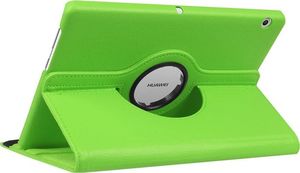Etui na tablet 4kom.pl Etui Obrotowe 360 Huawei MediaPad T3 10 9.6'' Zielone + Szkło uniwersalny 4