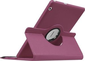 Etui na tablet 4kom.pl Etui Obrotowe 360 Huawei MediaPad T3 10 9.6'' Fioletowe + Szkło uniwersalny 4