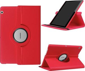 Etui na tablet 4kom.pl Etui Obrotowe 360 do Huawei MediaPad T3 10 9.6'' Czerwone uniwersalny 1