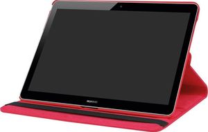 Etui na tablet 4kom.pl Etui Obrotowe 360 do Huawei MediaPad T3 10 9.6'' Czerwone uniwersalny 4
