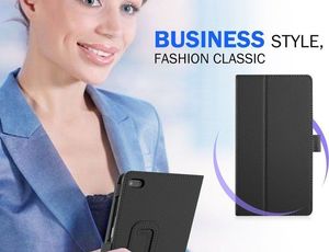 Etui na tablet 4kom.pl Etui stojak do Lenovo Tab E7 7.0 TB-7104F Czarne + Szkło uniwersalny 5