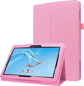 Etui na tablet 4kom.pl Etui stojak do Lenovo Tab E10 10.1 TB-X104F/L Różowe uniwersalny 1