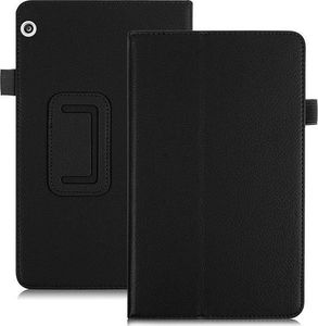Etui na tablet 4kom.pl Etui Stojak Huawei Mediapad T3 10 9.6'' Czarne + Szkło uniwersalny 3