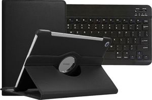 4kom.pl Etui 360 Huawei MediaPad M5 10.8/ M5 Pro Czarne + Klawiatura uniwersalny 7