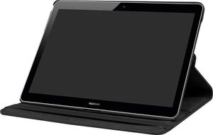 4kom.pl Etui 360 Huawei MediaPad T3 10 9.6'' Czarne + Klawiatura uniwersalny 3