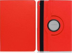 Etui na tablet Alogy Etui obrotowe Alogy 360 do Galaxy Tab S5e 10.5 2019 T720/T725 czerwone + Szkło uniwersalny 2