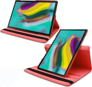 Etui na tablet Alogy Etui obrotowe Alogy 360 do Galaxy Tab S5e 10.5 2019 T720/T725 czerwone + Szkło uniwersalny 3