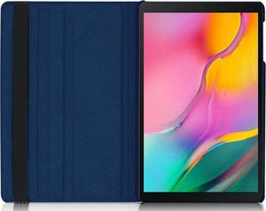 Etui na tablet Alogy Etui obrotowe Alogy 360 do Galaxy Tab A 10.1 2019 T510/ T515 granatowe + Szkło uniwersalny 2