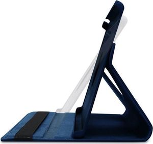 Etui na tablet Alogy Etui obrotowe Alogy 360 do Galaxy Tab A 10.1 2019 T510/ T515 granatowe + Szkło uniwersalny 3