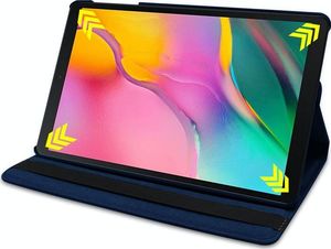 Etui na tablet Alogy Etui obrotowe Alogy 360 do Galaxy Tab A 10.1 2019 T510/ T515 granatowe + Szkło uniwersalny 5