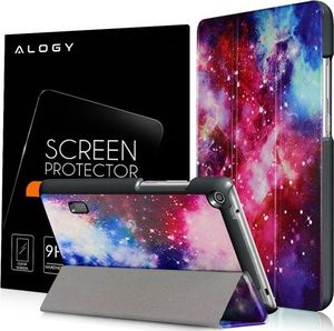 Etui na tablet Alogy Etui Alogy Book Cover do Huawei MediaPad T3 7.0 Galaxy + Szkło uniwersalny 7