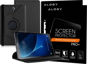 Etui na tablet Alogy Etui obrotowe Alogy Samsung Galaxy Tab A 10.5 T590 T595 Czarne +Szkło uniwersalny 9