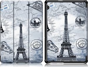 Etui na tablet Alogy Etui Alogy Book Cover Huawei MediaPad T5 10.1 Wieża Eiffla + Szkło uniwersalny 3