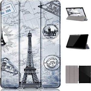 Etui na tablet Alogy Etui Alogy Book Cover Huawei MediaPad T5 10.1 Wieża Eiffla + Szkło uniwersalny 4