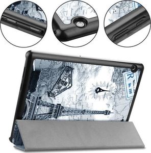 Etui na tablet Alogy Etui Alogy Book Cover Huawei MediaPad T5 10.1 Wieża Eiffla + Szkło uniwersalny 8