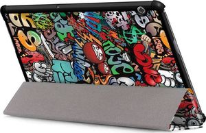 Etui na tablet Alogy Etui Alogy Book Cover Huawei MediaPad T5 10.1 Graffiti + Szkło uniwersalny 5