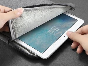 Etui na tablet Etui pokrowiec miękki uniwersalny na tablet do 9,7 cali szare uniwersalny 11