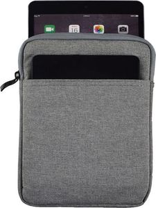 Etui na tablet Etui pokrowiec miękki uniwersalny na tablet do 9,7 cali szare uniwersalny 6