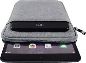 Etui na tablet Etui pokrowiec miękki uniwersalny na tablet do 9,7 cali szare uniwersalny 7