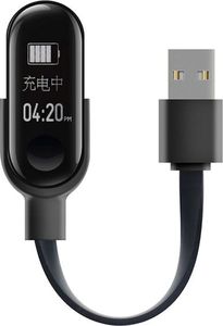 Alogy Kabel USB ładowarka Alogy do Xiaomi Mi Band 3 czarny uniwersalny 2