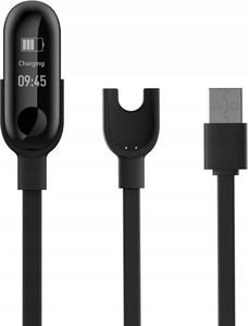 Alogy Kabel USB ładowarka Alogy do Xiaomi Mi Band 3 czarny uniwersalny 6
