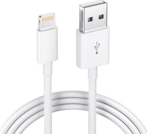 Kabel USB Alogy USB-A - Lightning 1 m Biały (475-uniw) 1