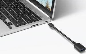 Adapter USB 4kom.pl USB-C - USB Czarny  (17914-uniw) 3