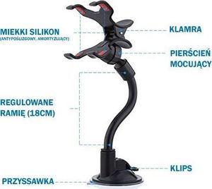 4kom.pl Uchwyt zaciskowy do samochodu 4
