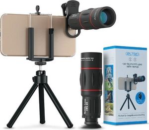 Apexel Apexel APL-T18ZJ Teleskopowy Obiektyw 18X zoom + Mini Statyw Tripod uniwersalny 1