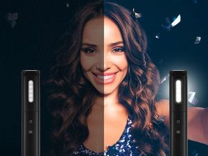 Selfie stick Spigen Spigen Selfie stick kijek uchwyt do telefonu lampka LED S550W Midnight Black uniwersalny 6