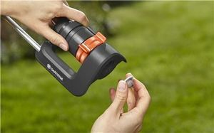 Gardena Zraszacz wahadłowy szaro-pomarańczowy L 4