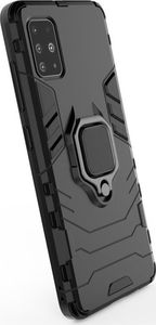 Hurtel Ring Armor pancerne hybrydowe etui pokrowiec + magnetyczny uchwyt Samsung Galaxy S20 Ultra czarny 5