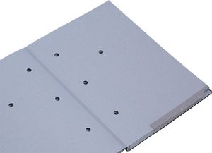 Donau Teczka do podpisu DONAU, karton, A4, 450gsm, 20-przegr., czarna 2