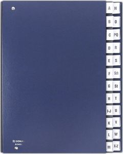 Donau Teczka korespondencyjna DONAU, karton, A4, A-Z, granatowa () - 9003106063055 1