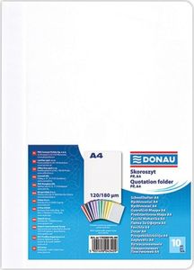 Donau Skoroszyt DONAU, PP, A4, standard, 120/180mikr., biały 1