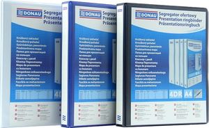 Segregator Donau 4-ringowy A4 37mm biały (2788164PL-09) 2