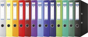 Segregator Donau Premium dźwigniowy A4 50mm szary (3955001PL-13) 2