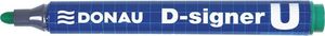 Donau Marker permanentny DONAU D-Signer U, okrągły, 2-4mm (linia), zielony 1