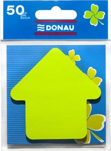 Donau Bloczek samoprzylepny DONAU, 1x50 kart., strzałka, zawieszka, zielony 1
