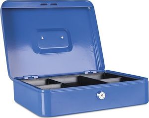 Donau Kasetka na pieniądze DONAU, ekstra duża, 300x90x240mm, niebieska 2