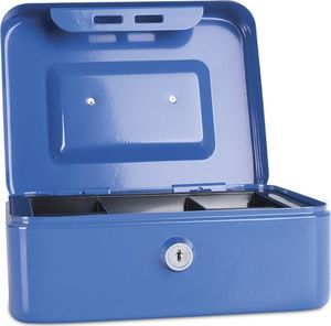 Donau Kasetka na pieniądze DONAU, średnia, 200x90x160mm, niebieska 2