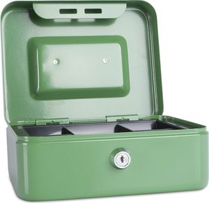 Donau Kasetka na pieniądze DONAU, średnia, 200x90x160mm, zielona 2