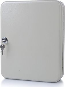 Donau Szafka na klucze DONAU, na 140 kluczy, 300x240x80mm, szara 3