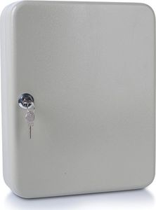 Donau Szafka na klucze DONAU, na 93 klucze, 300x240x80mm, szara 2