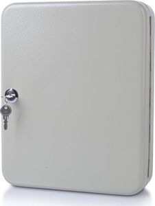 Donau Szafka na klucze DONAU, na 93 klucze, 300x240x80mm, szara 3