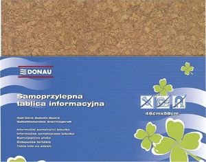 Donau Tablica informacyjna DONAU, 58x46cm, samoprzylepna, brązowa 1