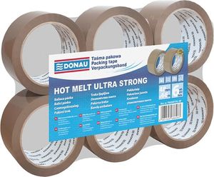 Donau Taśma pakowa DONAU Hot-Melt , 48mm, 66m, 50mikr., brązowa 3